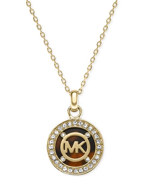 michael kors necklaces on sale|Michael Kors gold necklace for women.